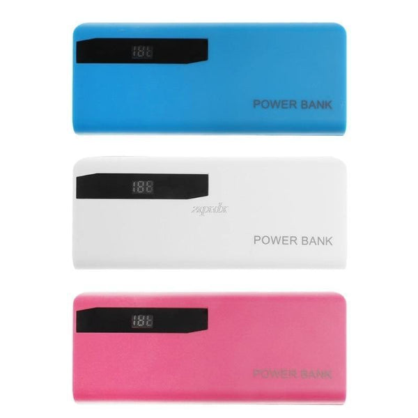 Planet Gates 5x 18650 Li-Battery Charger LCD Display DIY Power Bank Case Flashlight External Box Oct30 Drop ship