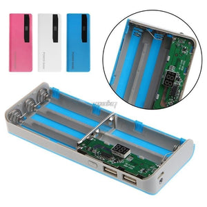 Planet Gates 5x 18650 Li-Battery Charger LCD Display DIY Power Bank Case Flashlight External Box Oct30 Drop ship