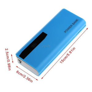 Planet Gates 5x 18650 Li-Battery Charger LCD Display DIY Power Bank Case Flashlight External Box Oct30 Drop ship