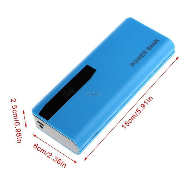 Planet Gates 5x 18650 Li-Battery Charger LCD Display DIY Power Bank Case Flashlight External Box Oct30 Drop ship