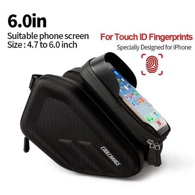 Planet Gates 6.0 inch / China Waterproof Bike Bag Frame Front Head Top Tube Cycling Bag Double IPouch 6.2 Inch Touch Screen Bicycle Bag Accessories