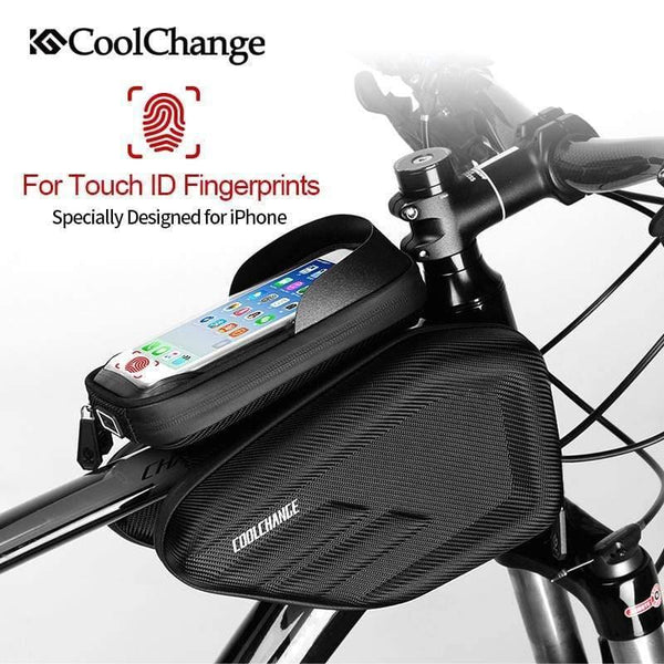 Planet Gates 6.0 inch / China Waterproof Bike Bag Frame Front Head Top Tube Cycling Bag Double IPouch 6.2 Inch Touch Screen Bicycle Bag Accessories