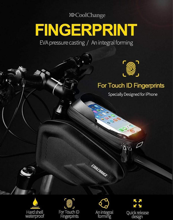 Planet Gates 6.0 inch / China Waterproof Bike Bag Frame Front Head Top Tube Cycling Bag Double IPouch 6.2 Inch Touch Screen Bicycle Bag Accessories