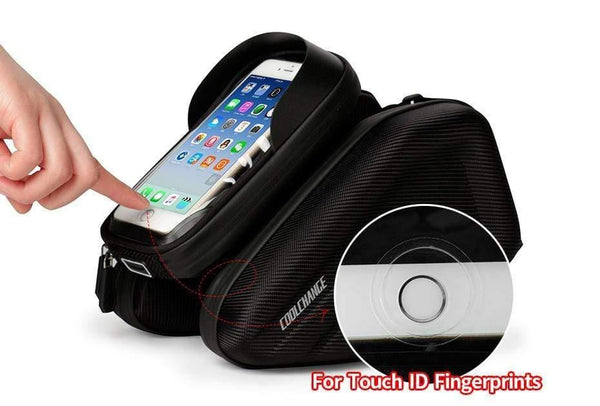 Planet Gates 6.0 inch / China Waterproof Bike Bag Frame Front Head Top Tube Cycling Bag Double IPouch 6.2 Inch Touch Screen Bicycle Bag Accessories