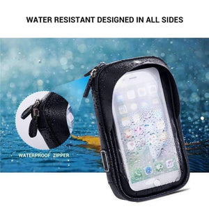Planet Gates 6.0 inch Waterproof Bike Bicycle Mobile Phone Holder Stand Motorcycle Handlebar Mount Bag For iphone X Samsung LG Huawei