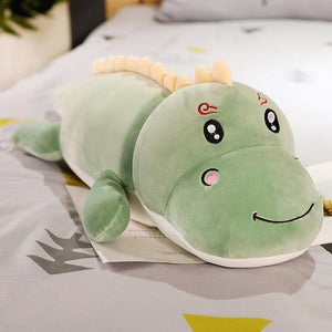 New Big Size Long Lovely Dinosaur Plush Toy Soft Cartoon Animal Dinosaur Stuffed Doll Boyfriend Pillow Kids Girl Birthday Gift
