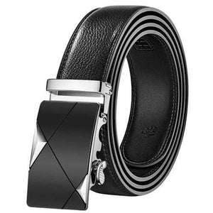 Leather Belt Business Trouser Strap Pant Ceinture  Cow Skin Automatic Buckle Cowhide Men Belts