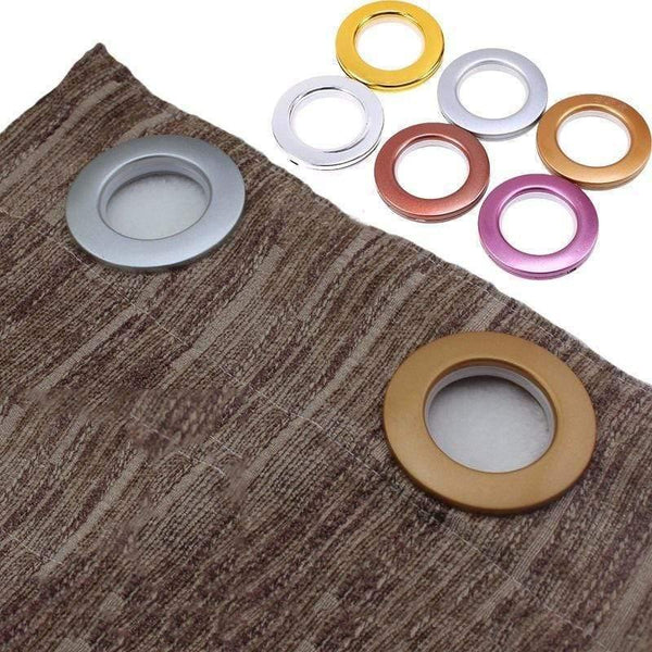 6/20/40 PCS/ LOT High Quality Home Decoration Curtain Accessories Plastic Rings Eyelets For Curtains Grommet Top cp001&20
