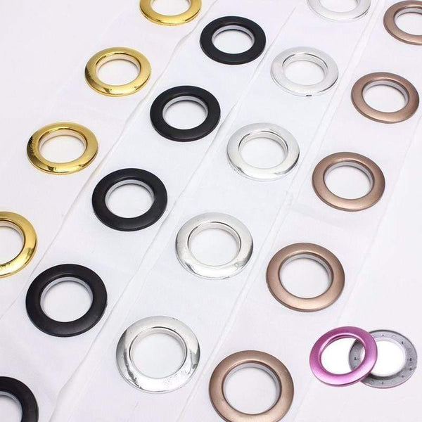 6/20/40 PCS/ LOT High Quality Home Decoration Curtain Accessories Plastic Rings Eyelets For Curtains Grommet Top cp001&20