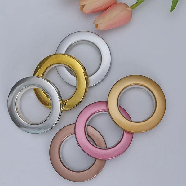 6/20/40 PCS/ LOT High Quality Home Decoration Curtain Accessories Plastic Rings Eyelets For Curtains Grommet Top cp001&20