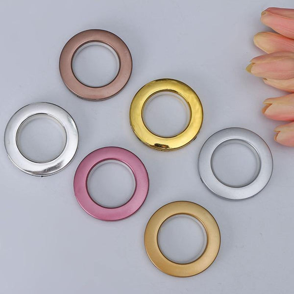 6/20/40 PCS/ LOT High Quality Home Decoration Curtain Accessories Plastic Rings Eyelets For Curtains Grommet Top cp001&20