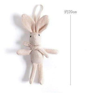 18-20CM Teddy Bear Stuffed Plush Toys Cute Dress Rabbit Pendant Dolls Gifts Birthday Wedding Party Decor
