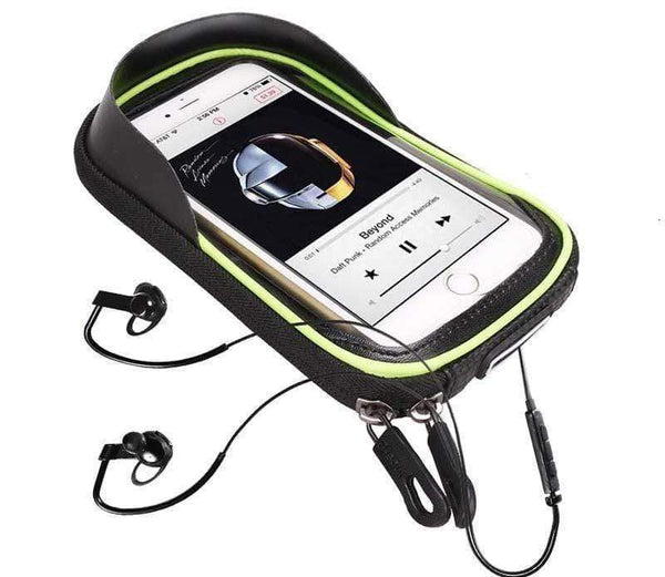 Planet Gates 6.2Inch/5.7Inch Waterproof Bicycle Tube Frame Bag Cycling Pouch Touch Screen Phone Holder Bicycle Saddle Bag 3 Colors
