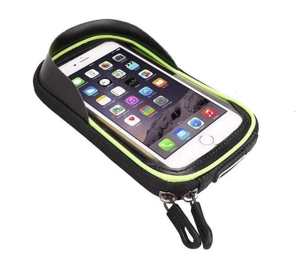 Planet Gates 6.2Inch/5.7Inch Waterproof Bicycle Tube Frame Bag Cycling Pouch Touch Screen Phone Holder Bicycle Saddle Bag 3 Colors