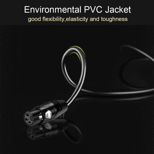 Planet Gates 6.35mm Jack to XLR Cable Male to Female Professional audio Cable 1m 2m 3m 5m for Microphones Speakers Sound Consoles Amplifier