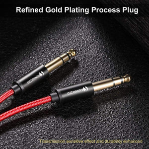 Planet Gates 6.35mm to 6.35mm Stereo Cable 1/4 Inch Male TRS Speaker Amp Guitar Cable 1m 2m 3m 5m for Guitar Mixer Amplifier Bass 6.5mm Audio