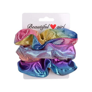 3Pcs/set Women Vintage Hair Scrunchies Velvet Scrunchie Set Elastic Hair Bands Girls Headband Ponytail Hair Rope Hair Accessorie