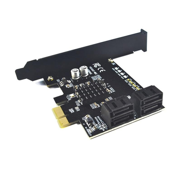 Planet Gates 6/4 Port SATA III PCIe Card, PCIe SATA III Controller Card To 6GB/s Internal Adapter Converter PCI SATA 3.0 Expansion Card Riser