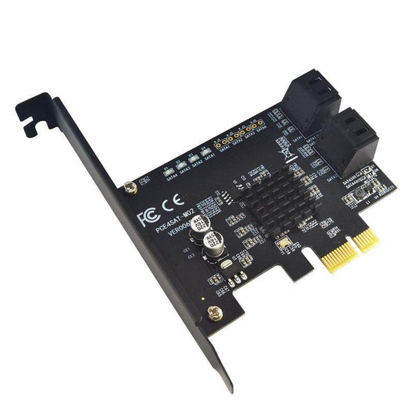 Planet Gates 6/4 Port SATA III PCIe Card, PCIe SATA III Controller Card To 6GB/s Internal Adapter Converter PCI SATA 3.0 Expansion Card Riser