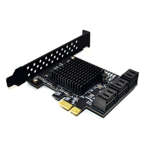 Planet Gates 6/4 Port SATA III PCIe Card, PCIe SATA III Controller Card To 6GB/s Internal Adapter Converter PCI SATA 3.0 Expansion Card Riser