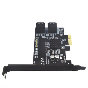 Planet Gates 6/4 Port SATA III PCIe Card, PCIe SATA III Controller Card To 6GB/s Internal Adapter Converter PCI SATA 3.0 Expansion Card Riser