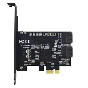 Planet Gates 6/4 Port SATA III PCIe Card, PCIe SATA III Controller Card To 6GB/s Internal Adapter Converter PCI SATA 3.0 Expansion Card Riser
