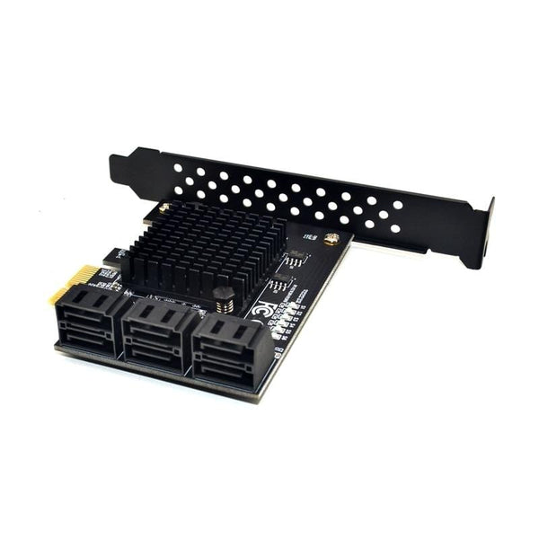 Planet Gates 6/4 Port SATA III PCIe Card, PCIe SATA III Controller Card To 6GB/s Internal Adapter Converter PCI SATA 3.0 Expansion Card Riser