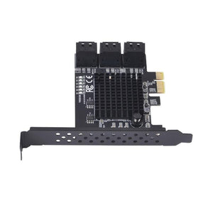 Planet Gates 6/4 Port SATA III PCIe Card, PCIe SATA III Controller Card To 6GB/s Internal Adapter Converter PCI SATA 3.0 Expansion Card Riser