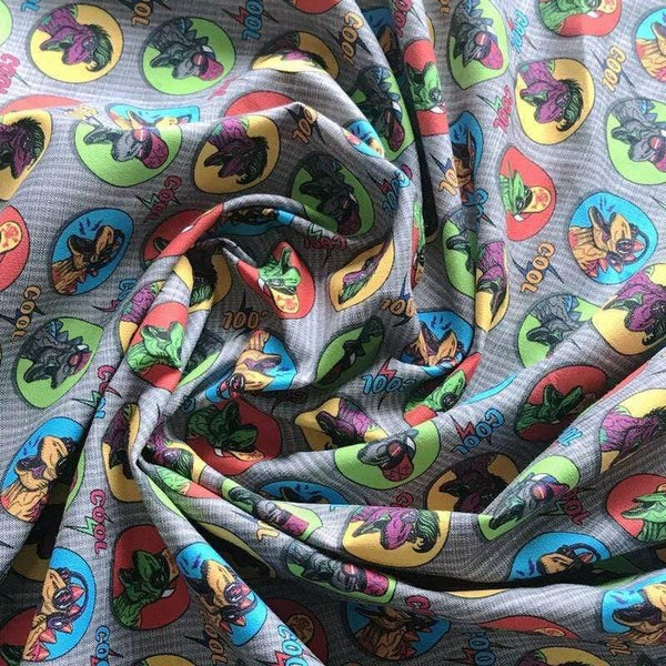 Planet Gates 6 / 45x145cm 100% Cotton Fabric Tissues For DIY Patchwork Baby Cloth Bedding Set Material Cartoon Characters Sewing Handbag Dolls Clothing