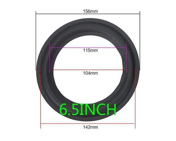 Planet Gates 6.5 inch GHXAMP Speaker Rubber Surround Repair 3 inch 4 inch 5 inch 6.5 8 inch Speaker Subwoofer Accessories General Folding Edge Diy