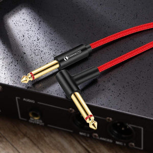 Planet Gates 6.5mm Jack Guitar Cable 6.5mm to 6.5mm Male to Male Audio Cable 1m 2m 3m 5m 10m 15m for Guitar Mixer Amplifier Bass 6.35mm Cable