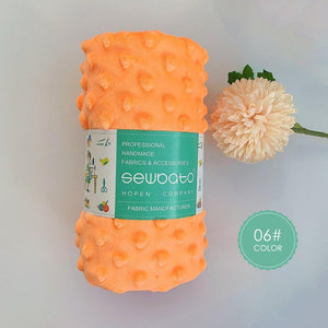 Planet Gates 6 / 70x100cm 70x100cm Minky Fabric For Sewing 30 Colors Super Soft Minky Dot Plush Fabric Eco-Friendly Polyester Handwork Fabric