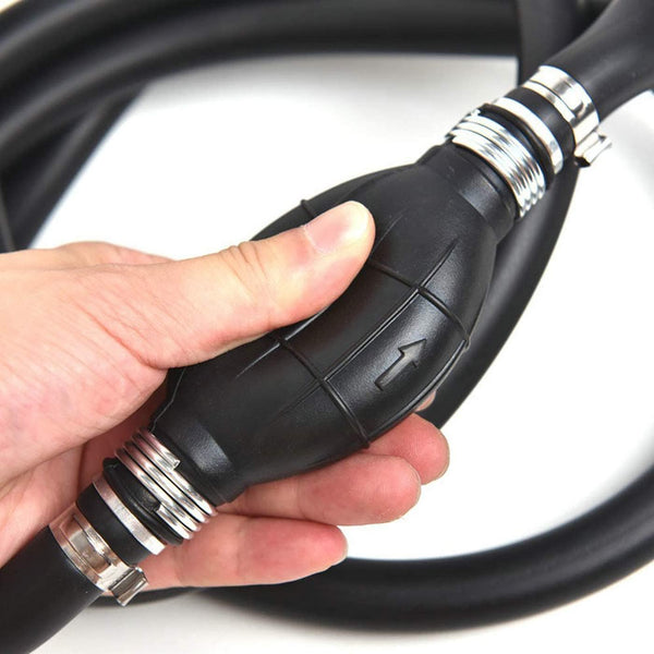 Planet Gates 6/8/10/12mm Car Universal Fuel Pump Rubber Manual Transfer Liquid Gasoline Petrol Diesel Hand Primer Bulb Tube Aluminum