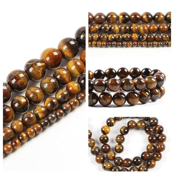 Planet Gates 6 8 10mm Natural Stone Beads for jewelry making Diy Bracelet Lapis lazuli Tiger Eye Howlite Beads Round loose Beads Wholesale