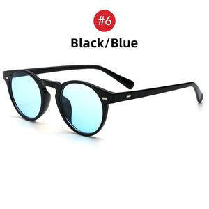 Planet Gates 6 Black Blue / As Picture VIVIBEE Retro Men Square Sunglasses Vintage UV400 Leopard Frame Women 2022 Anti Glare Brand Designer Summer Eyeglasses