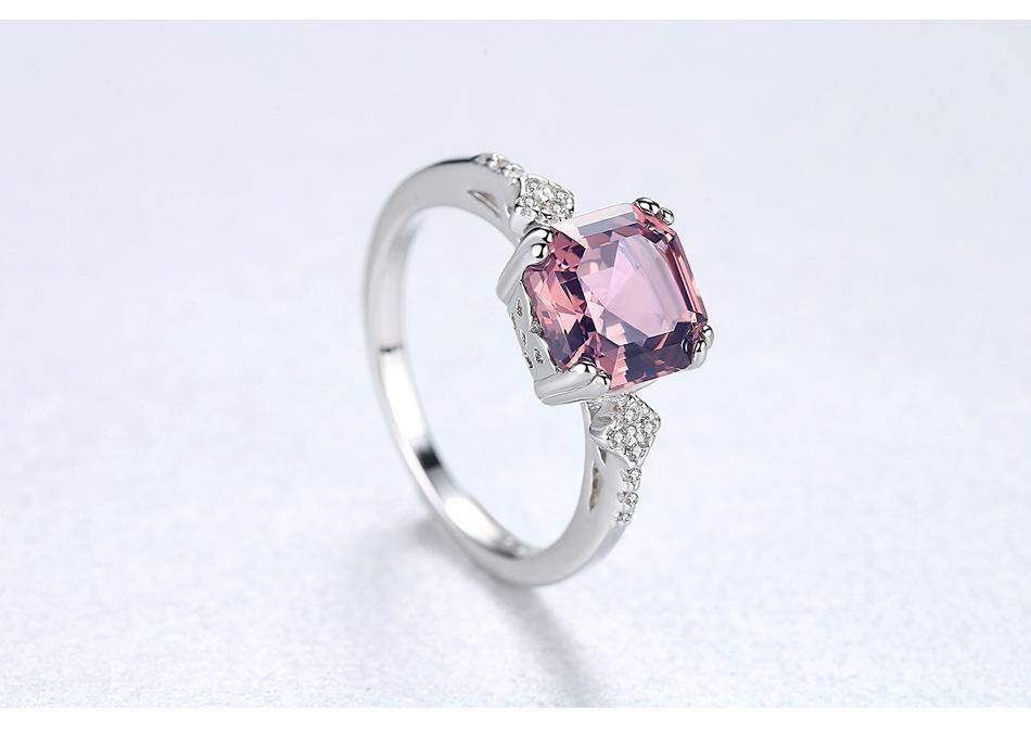 Planet Gates 6 / Brown Morganite Ring Wedding Ring Pure Solid 925 Sterling Silver Fine Jewelry Brown Ring