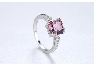 Planet Gates 6 / Brown Morganite Ring Wedding Ring Pure Solid 925 Sterling Silver Fine Jewelry Brown Ring