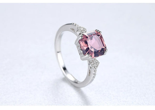 Planet Gates 6 / Brown Morganite Ring Wedding Ring Pure Solid 925 Sterling Silver Fine Jewelry Brown Ring