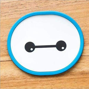 Planet Gates 6 Cartoon 1 Piece Silicone Dining Table Placemat Coaster Kitchen Accessories Mat Cup Bar Mug Cartoon Animal Drink Pads