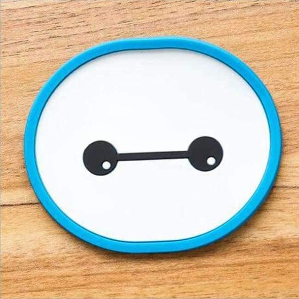 Planet Gates 6 Cartoon 1 Piece Silicone Dining Table Placemat Coaster Kitchen Accessories Mat Cup Bar Mug Cartoon Animal Drink Pads