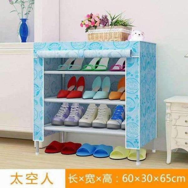 Planet Gates 6 / China 3 Tier Shoe Rack Nonwovens Easy to install Shoe cabinet Shelf Storage Organizer Stand Holder Space Saving home Furniture