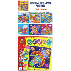 Planet Gates 6 Designs per Set Kids EVA Mosaic Stickers Kids Art Crafts DIY Animal Transport 3D Educational Puzzle Toys for Children