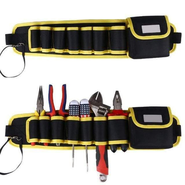 Planet Gates 6 Electrician Drill Tool Bag Waist Pocket Pouch Belt Storage Holder Maintenance Kit