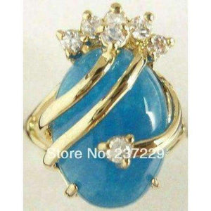 Planet Gates 6 FREE SHIPPING Beautiful NEW Blue stone Women's Ring 7 8 9