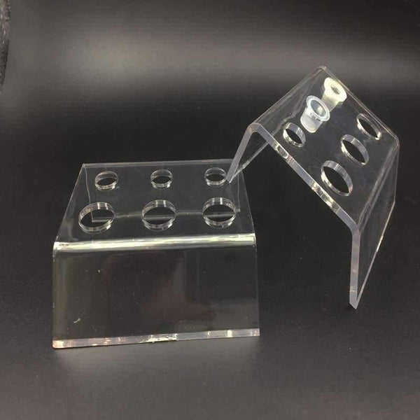 Planet Gates 6 Holes Tattoo Ink Cup Holder Stand Makeup Accessories Skin Beauty Trailer Supplies Tatoo Tool Pigment Brack Container