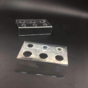 Planet Gates 6 Holes Tattoo Ink Cup Holder Stand Makeup Accessories Skin Beauty Trailer Supplies Tatoo Tool Pigment Brack Container