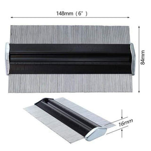5/6/10/20 Inch Plastic Profile Copy Gauge Contour Gauge Duplicator Standard Wood Marking Tool Tiling Laminate Tiles General Tool