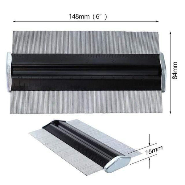 5/6/10/20 Inch Plastic Profile Copy Gauge Contour Gauge Duplicator Standard Wood Marking Tool Tiling Laminate Tiles General Tool