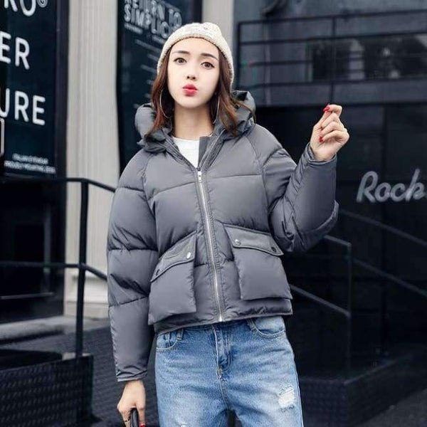 Planet Gates 6 / L Winter Jacket Women Hooded Warm Jackets Coat Female Bat Sleeve Thick Outwear Winter Coat Women Ladies Parkas Pink Color