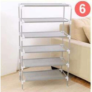 Planet Gates 6 layers Shoe Cabinet Non-woven Shoes Racks Storage Large Capacity Home Furniture DIY Simple 5 layers Free Shipping